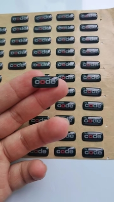 Etiqueta clara da cola Epoxy que imprime o decalque personalizado impermeável autoadesivo