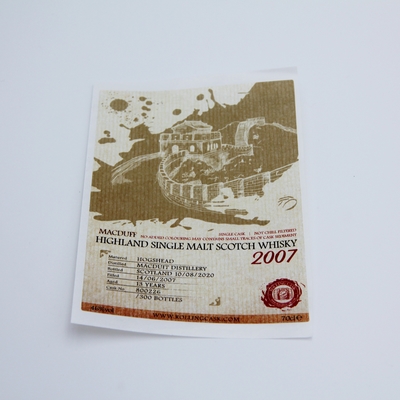 Os espírito imprimíveis das etiquetas da etiqueta do vinho nomeiam o Tequila gravado de Logo Stickers Vodka Whisky Rum