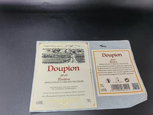 Etiquetas da garrafa de vinho das etiquetas do favor para decorações do partido da ação de graças do casamento