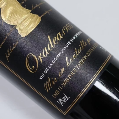 Etiquetas feitas sob encomenda da garrafa de vinho das felicitações do casamento para a graduação ISO9001
