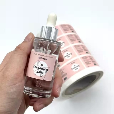 Etiqueta cosmética dos cuidados pessoais que imprime o esparadrapo da etiqueta da garrafa do Sanitizer exterior