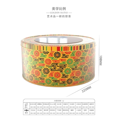 recipiente de armazenamento do açafrão de Tin Jar Lid Aluminum Round da vela 50ml