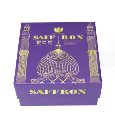 caixa da especiaria do açafrão 50ml em volta da lata de Tin Jar Tin Aluminum Tea da vela