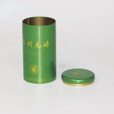 O chá pequeno empilhável Tin Container Empty Round Coffee pode armazenamento