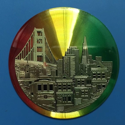 etiquetas Crystal Logo Holographic da resina de cola Epoxy da etiqueta da abóbada do gel 3D