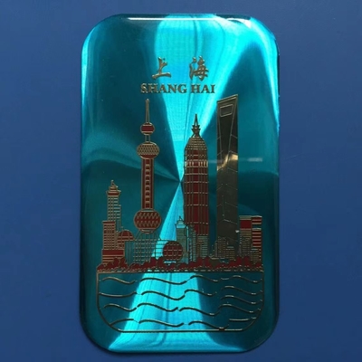 etiquetas Crystal Logo Holographic da resina de cola Epoxy da etiqueta da abóbada do gel 3D