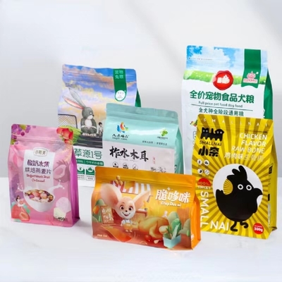 O malote de Matt Finish Plastic Stand Up com a folha Ziplock que empacota por datas frutifica Resealable