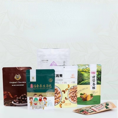 O malote de Matt Finish Plastic Stand Up com a folha Ziplock que empacota por datas frutifica Resealable