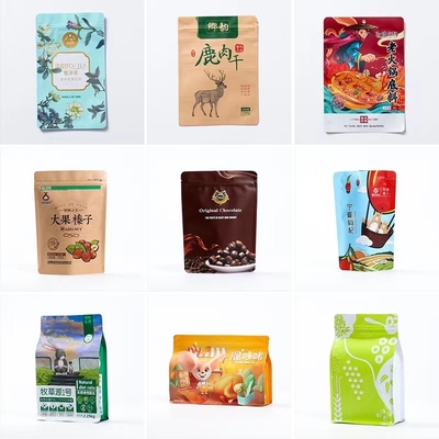 O saco de plástico do pão que empacota o costume do legume fresco imprimiu Eco biodegradável amigável