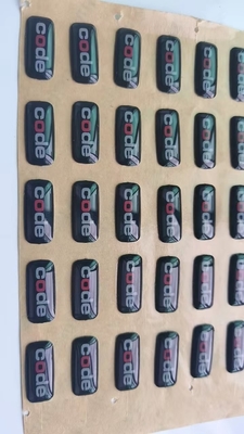 Etiqueta clara da cola Epoxy que imprime o decalque personalizado impermeável autoadesivo