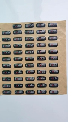 Etiqueta clara da cola Epoxy que imprime o decalque personalizado impermeável autoadesivo