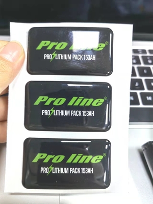 Etiqueta clara da cola Epoxy que imprime o decalque personalizado impermeável autoadesivo