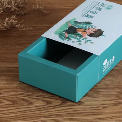 Cartão de empacotamento reciclado de Kraft da gaveta da caixa do presente de papel do Oem