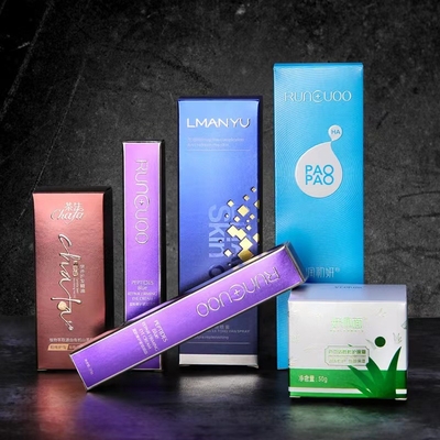Perfume o tubo cilíndrico de empacotamento cosmético da vela do soro da cara da loção da caixa de papel