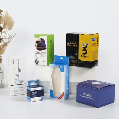 A caixa de empacotamento de papel feita sob encomenda da pestana para a caixa reciclada presente corrugou o envio