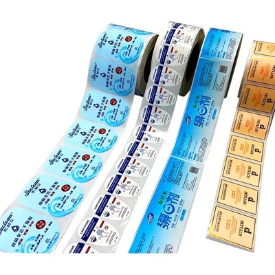 Imprimível seguro genuíno do ouro feito sob encomenda de Logo Packaging Hologram Label Sticker