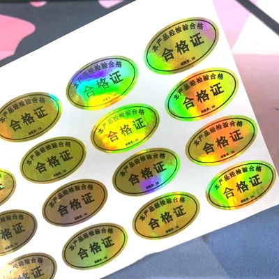 O projeto personalizado que imprime o GV do holograma aprovou anti falsificar