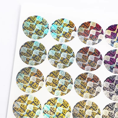 Código de Qr da moeda falsa do anti vácuo esparadrapo falsificado da etiqueta da segurança do holograma 3D o anti faz