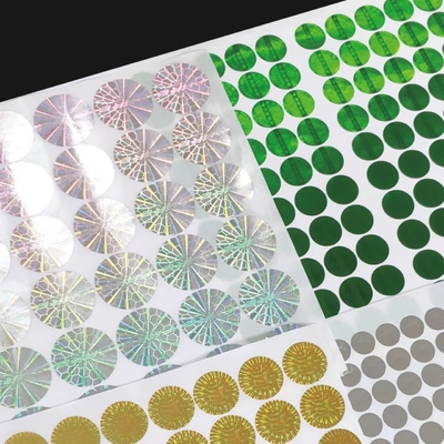 Código de Qr da moeda falsa do anti vácuo esparadrapo falsificado da etiqueta da segurança do holograma 3D o anti faz