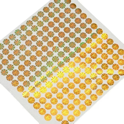 2D / risco falso da etiqueta holográfica de prata do laser 3D anti fora do esparadrapo do OEM
